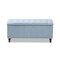 Baxton Studio Kaylee Blue Upholstered Button-Tufting Storage Ottoman Bench 128-7056 - alternate 6